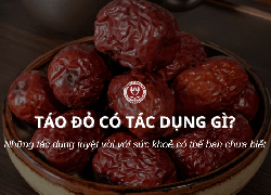 Táo Đỏ Có Tác Dụng Gì? 10+ Công Dụng Của Táo Đỏ Với Sức Khỏe	